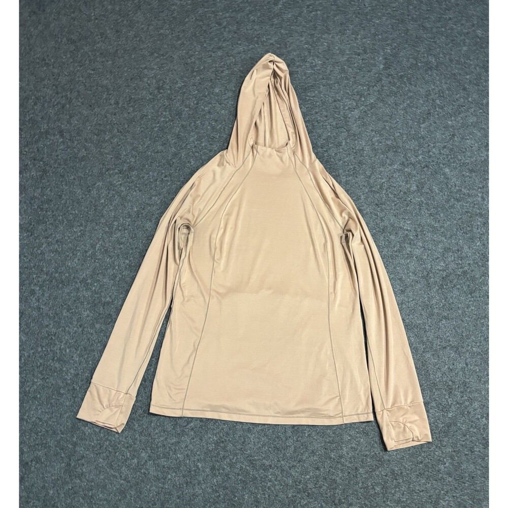 Fabletics Birchwood Hoodie Size Medium Mock Neck Pull-Over Lightweight